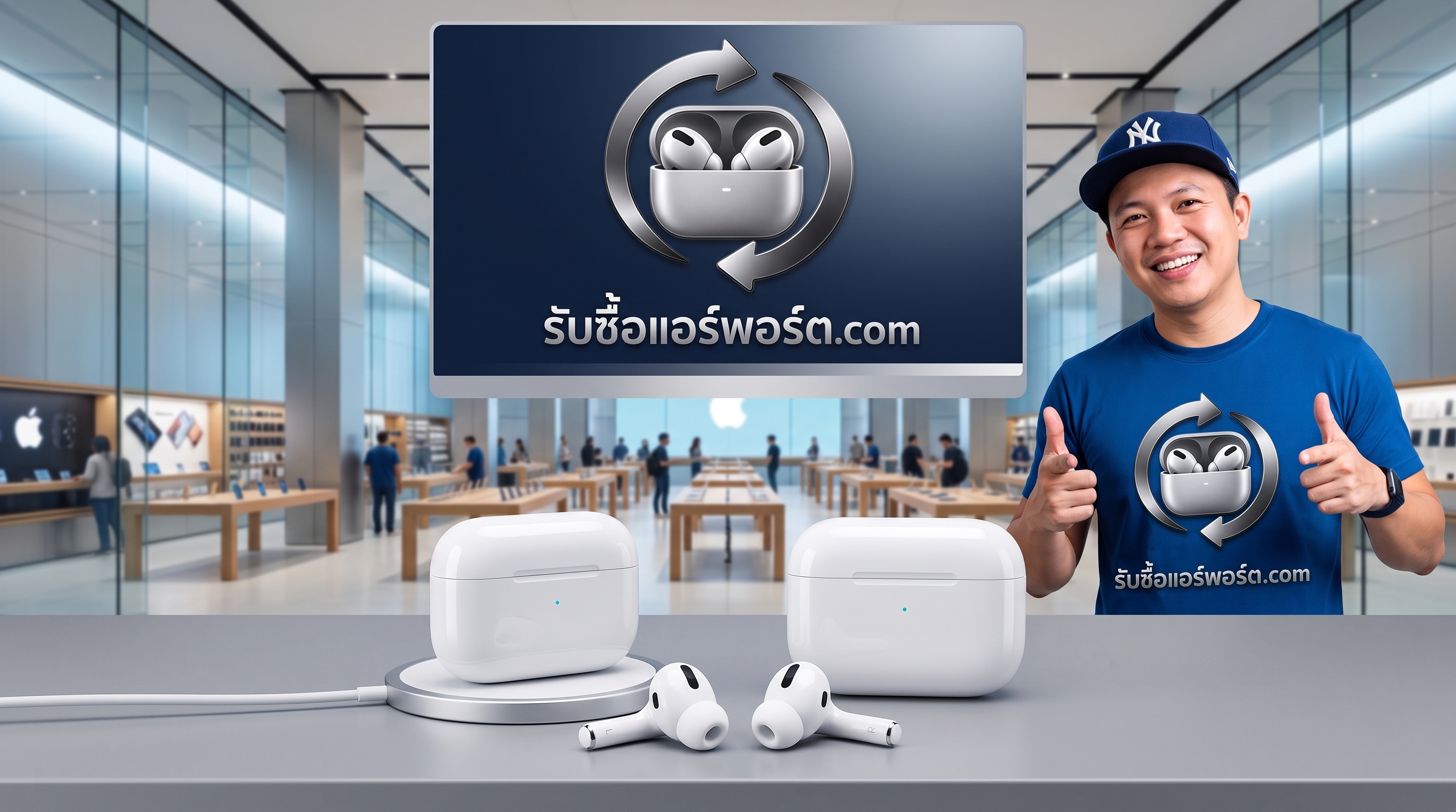 การเปรียบเทียบเคสชาร์จ MagSafe และเคสชาร์จไร้สายของหูฟัง AirPods Pro รุ่นที่ 1